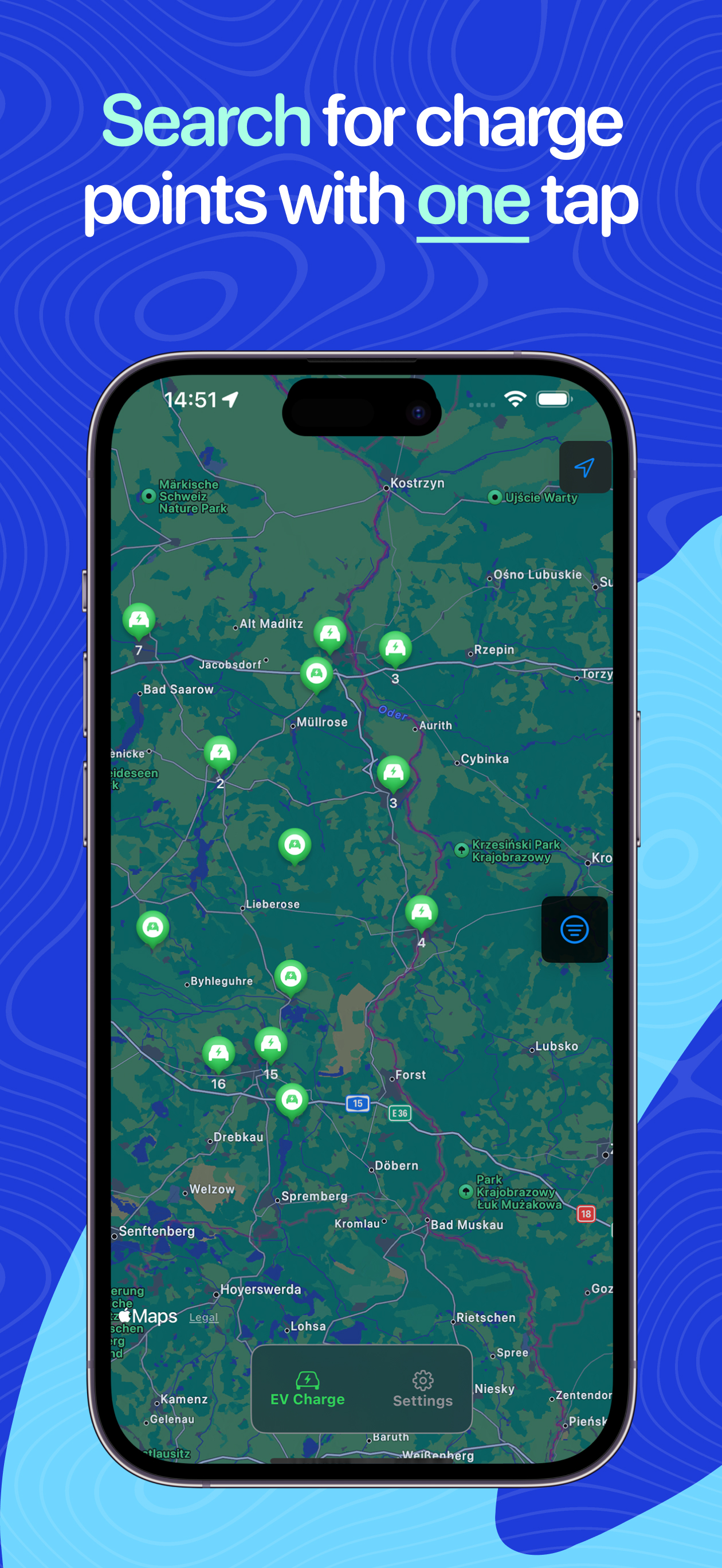 EV Charge Stations Map